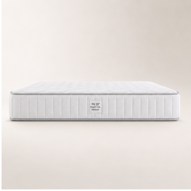 FH 10″ Pocket Coil Premium Mattress view 2