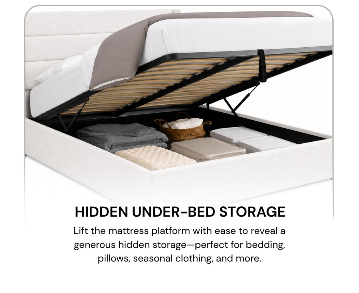 FH-2160 Lift Storage Platform Bed view 6