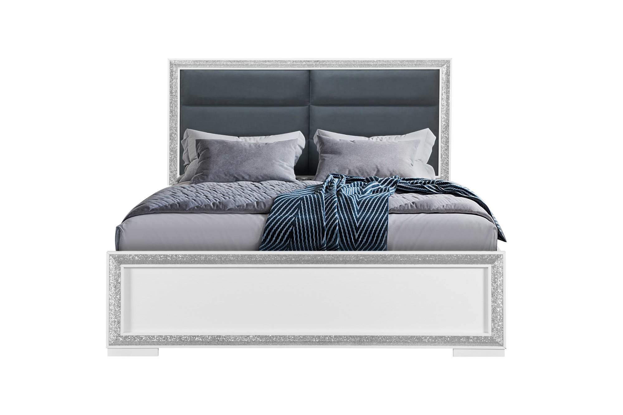 Andros Silver Bedroom Set view 3