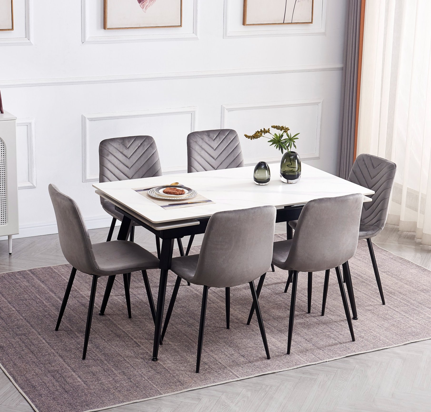 FH-1818 C-1817 Dining Set view 2