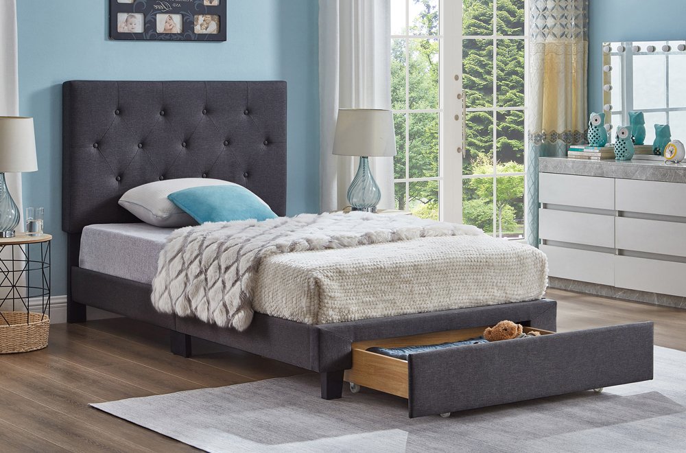 FH-2125 Storage Platform Bed view 4