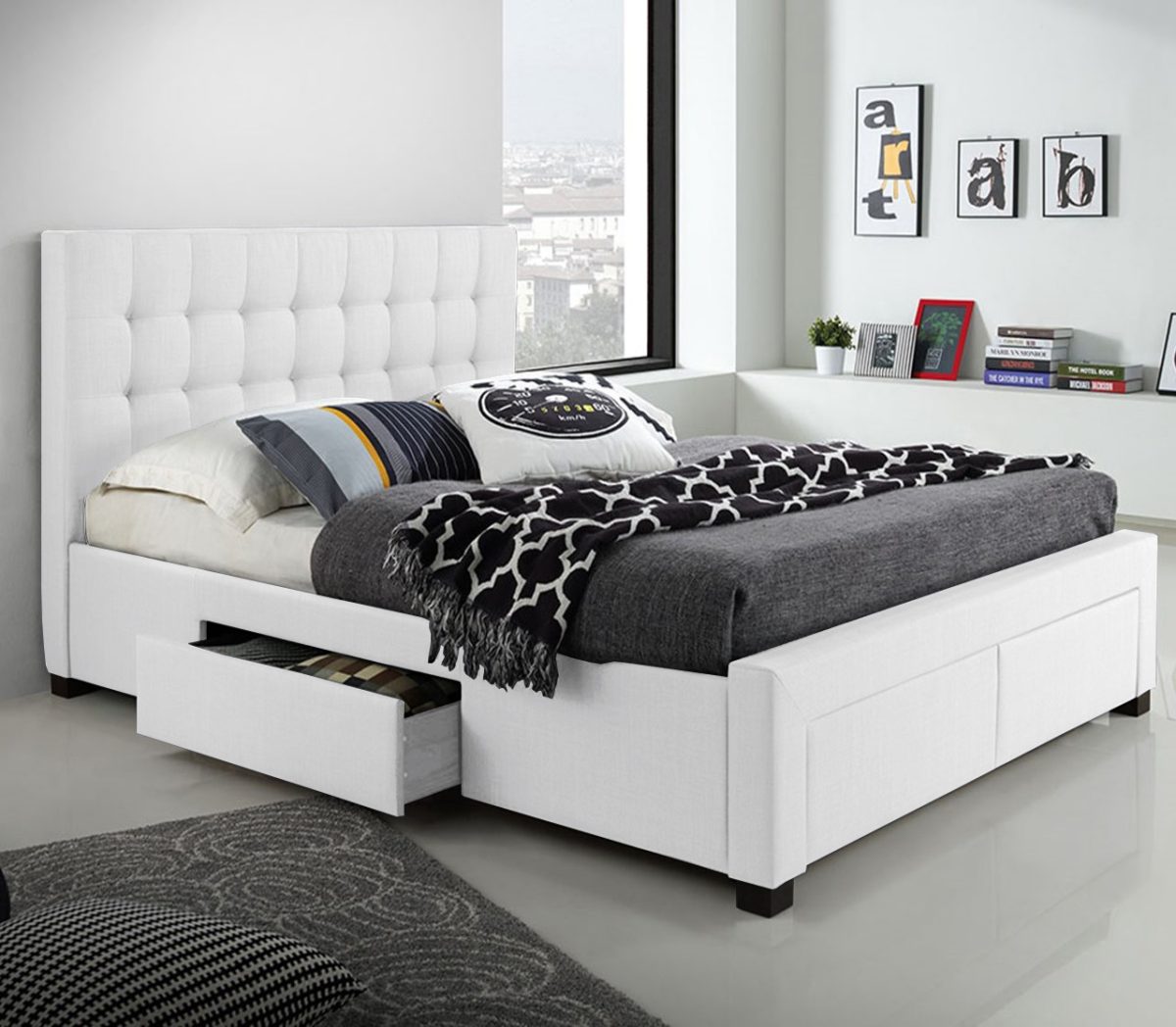 FH-2152 Storage Platform Bed view 2