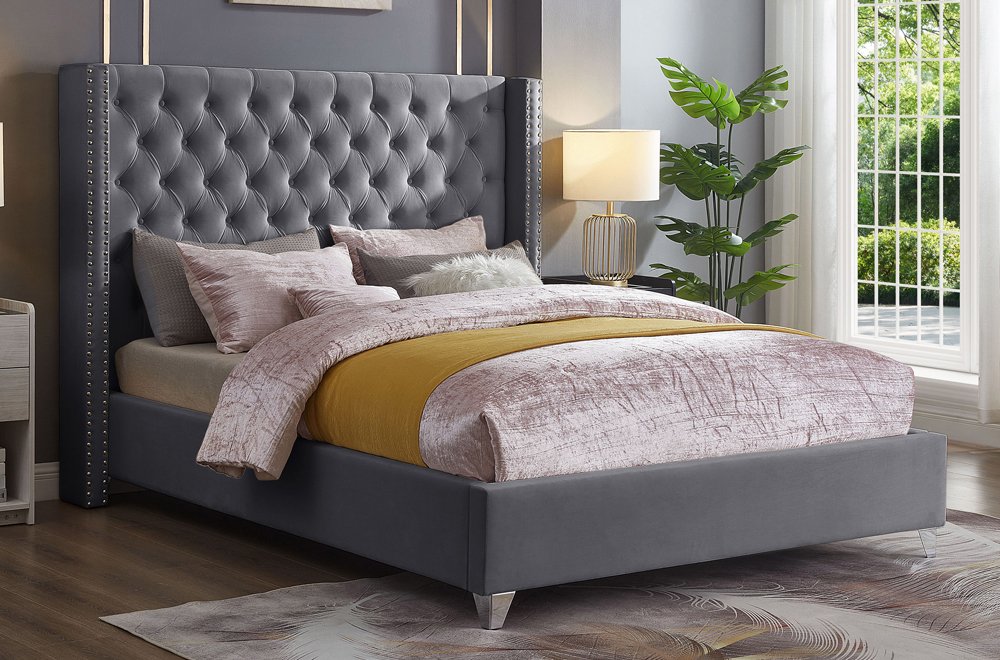 FH-2380 Wingback Platform Bed