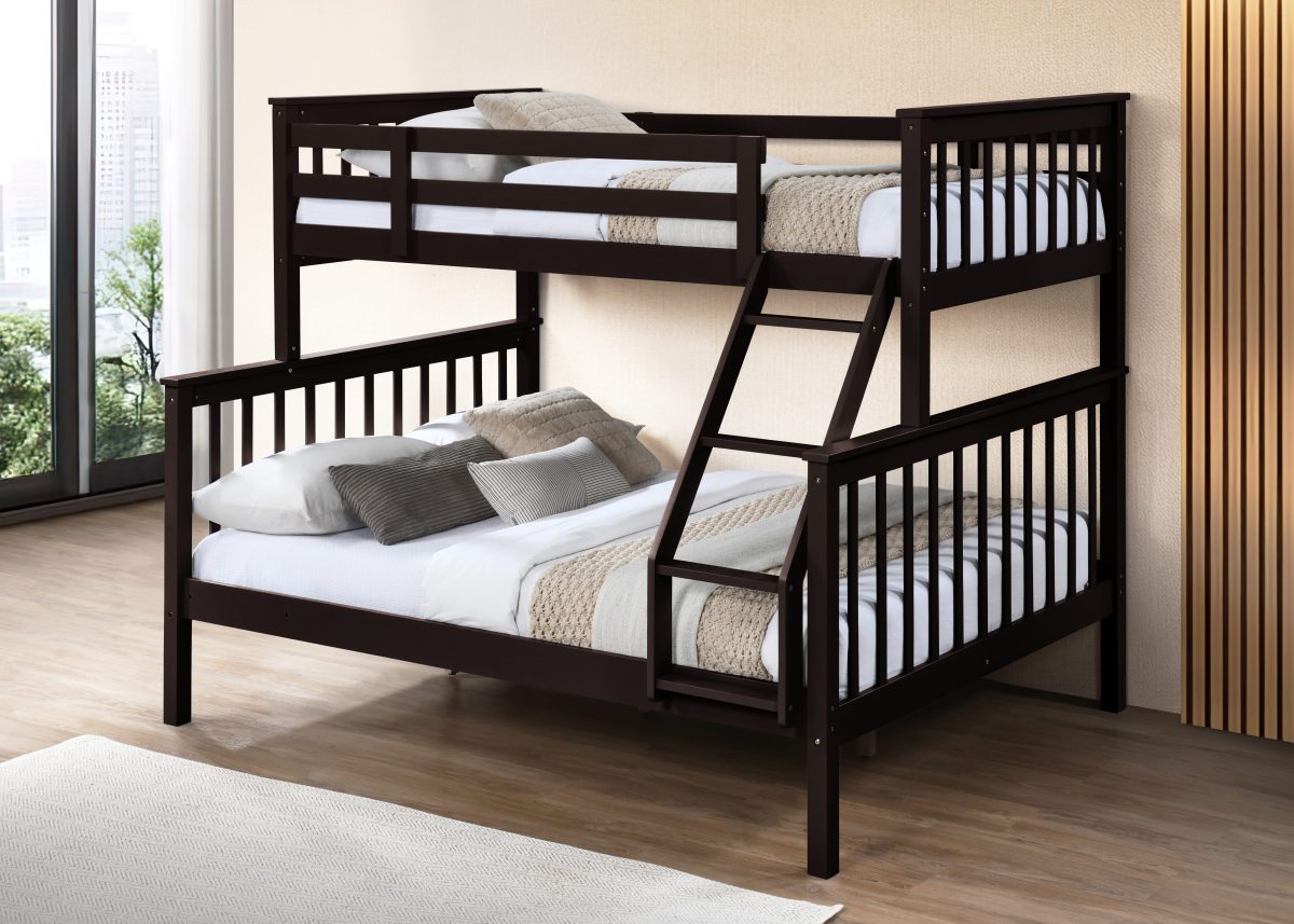 FH-2501 Single over Double Wood Bunk Bed