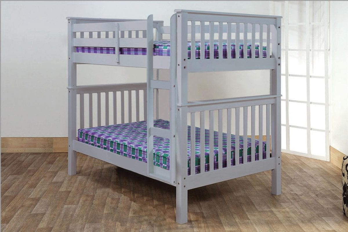 FH-2502 Double over Double Wood Bunk Bed view 3