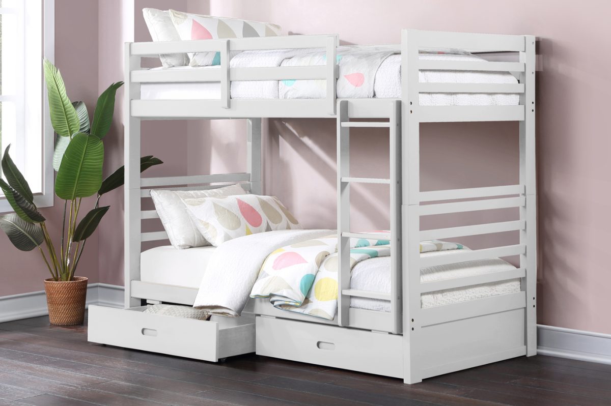 FH-2710 Single over Single Storage Bunk Bed view 3