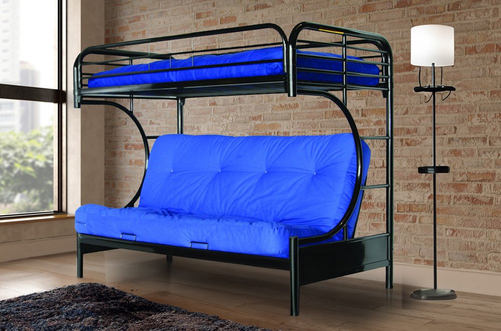 FH-2800 Single over Convertible Futon Bunk Bed